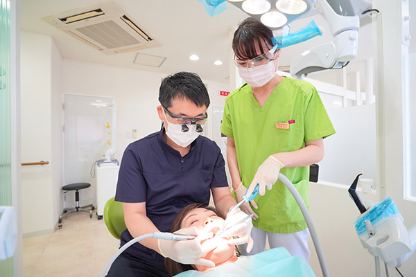 虫歯治療の様子2